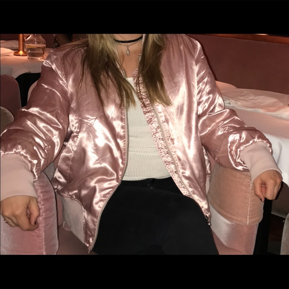 Pink Bomber Jacket!